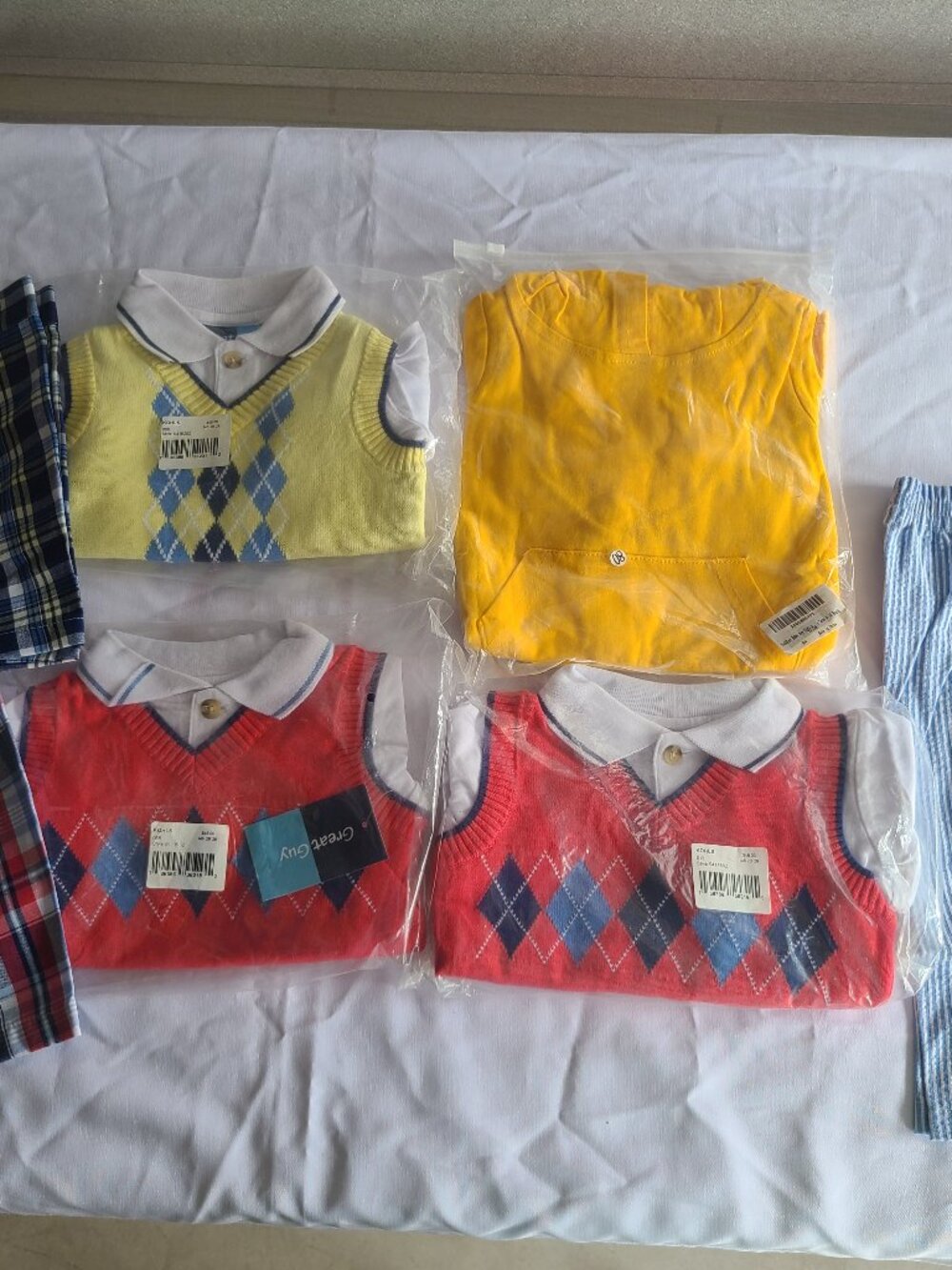 Baby Boy Clothes Lot 12pc 12M Outfit Bundle 4 Pant Sets NWT